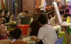Phố Bùi Viện náo nhiệt trở lại sau giãn cách xã hội