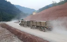 Khắc phục xong đoạn đường bị nứt gãy lên cửa khẩu Cha Lo