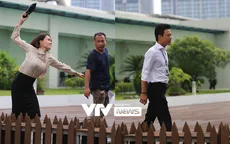 Hậu trường hài hước Hồng Đăng chia tay Hồng Diễm ở "Hướng dương ngược nắng"