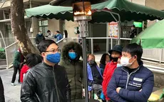 Trang bị cây sưởi công nghiệp cho người nhà bệnh nhân