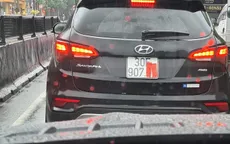Hành vi che biển số né phạt nguội có thể bị xử lý hình sự