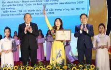 Tuyên dương 198 cá nhân và 24 tập thể "Sinh viên 5 tốt" cấp Trung ương