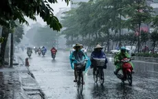 Các khu vực có mưa và dông, cục bộ có nơi mưa to