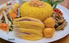 Hướng dẫn làm món cơm gà  dẻo thơm