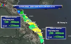 Các tỉnh cần theo dõi chặt diễn biến mưa, lũ để chủ động ứng phó