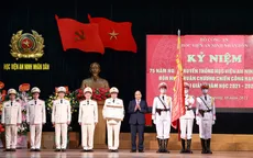 Học viện An ninh nhân dân đón nhận Huân chương Chiến công hạng Nhất