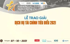 Công bố giải thưởng dịch vụ tài chính tiêu biểu 2021