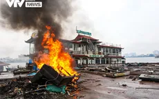 Cận cảnh dỡ bỏ “nghĩa địa du thuyền” hoang phế nhiều năm ở Hồ Tây