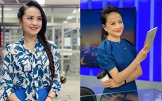 Loạt trang phục dẫn sắc xanh nổi bật của BTV Ngọc Bích