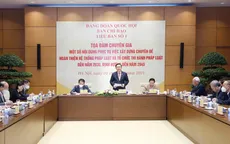 Chủ tịch Quốc hội Vương Đình Huệ chủ trì tọa đàm về hoàn thiện hệ thống pháp luật