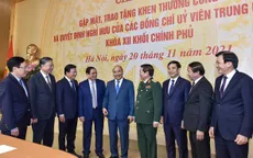Trao Quyết định khen thưởng, nghỉ hưu cho một số thành viên Chính phủ nhiệm kỳ 2016-2021