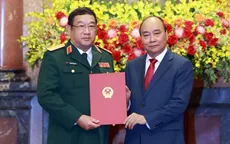 Chủ tịch nước trao quyết định thăng quân hàm Thượng tướng cho đồng chí Phạm Hoài Nam