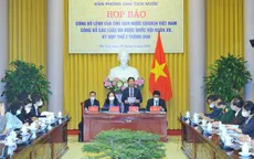 Công bố Lệnh của Chủ tịch nước về 2 luật vừa được thông qua