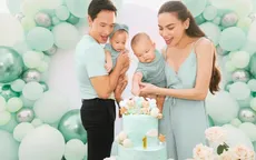 Kim Lý và Hồ Ngọc Hà mừng sinh nhật đầu tiên của Lisa và Leon