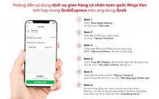 Grab Express tích hợp tính năng giao hàng toàn quốc