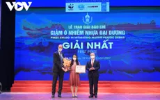 VTV giành giải Nhất giải báo chí về "Giảm ô nhiễm nhựa đại dương"