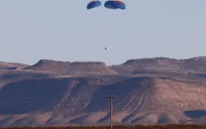 Blue Origin kết thúc chuyến bay thứ ba đưa người vào vũ trụ