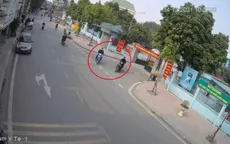 Hà Nội: Truy tìm 2 kẻ trộm xe SH, chém chiến sĩ công an bằng dao bầu