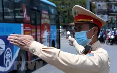 CSGT ra quân thực hiện cao điểm bảo đảm trật tự an toàn dịp Tết 2022