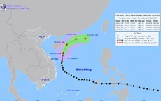 Bão số 9 suy yếu dần thành áp thấp nhiệt đới