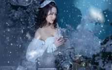 Việt Hoa khác lạ trong bộ ảnh đón Giáng sinh