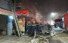 Cháy cửa hàng mành rèm, 3 người bị thương
