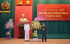 Tỉnh Ninh Bình có Phó Giám đốc Công an mới