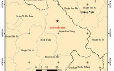 Động đất có độ lớn 3.8 tại huyện Kon Plông, tỉnh Kon Tum