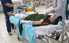 4 cán bộ công an bị thương vì bị ném bom xăng