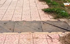 60 hố ga mất nắp ở Gia Lâm (Hà Nội) đã được đậy lại