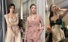 Ngắm những set đồ ấn tượng, sang chảnh của MC Minh Hà