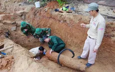 Xử lý thành công quả bom nặng 227kg trong khu dân cư