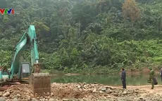 Vụ sạt lở Nhà máy Thủy điện Rào Trăng 3: Phát hiện xác xe máy, máy móc tại bãi bồi thứ nhất