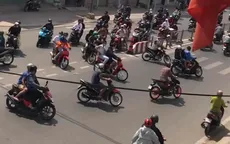 Trưa nắng, nhóm quái xế dàn trận đua xe bạt mạng giữa đường