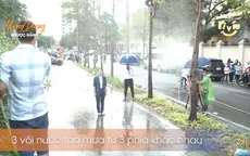 Hậu trường Hướng dương ngược nắng: Diễn trong màn mưa nhân tạo, Lương Thu Trang - Việt Anh không vấp một từ