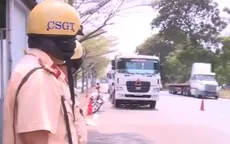 TP. HCM ra quân kiểm tra, xử phạt xe quá tải, quá khổ