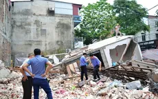 Thi công tầng hầm làm căn nhà 3 tầng liền kề đổ sập