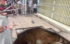 Hố "tử thần" bất ngờ xuất hiện tại TP Hồ Chí Minh