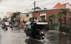 TP. HCM: Nhiều tuyến đường ngập nặng do mưa lớn