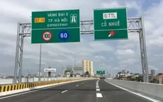 Tạm cấm lưu thông đường vành đai 3 trên cao đoạn Mai Dịch - cầu Thăng Long