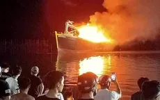 2 tàu cá cháy rụi trong đêm, thiệt hại hàng tỷ đồng