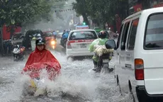 Hà Nội tắc nghẽn vì mưa lớn đầu tuần