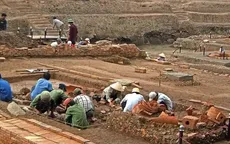 Hình ảnh độc quyền của VTV về phục dựng cung điện thời Lý tại Hoàng thành Thăng Long