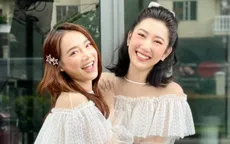 Chị em "Cây táo nở hoa" xúng xính bên nhau