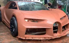 Tới lượt "siêu xe" Bugatti đất sét của người Việt gây xôn xao báo Tây