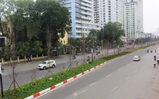Hà Nội sẽ "tạm biệt" hàng cây phong lá đỏ trên đường Nguyễn Chí Thanh