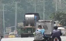 Cảnh báo tình trạng sắt, thép cuộn rơi từ container xuống đường, gây tai nạn