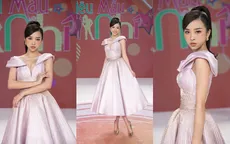 Á hậu Thúy An hóa búp bê barbie khi làm giám khảo "Siêu mẫu nhí"