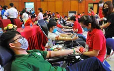 Không khí ngày hội thanh niên hiến máu tình nguyện năm 2021