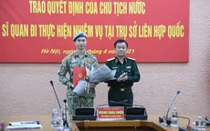 Sĩ quan thứ 3 của Việt Nam trúng tuyển vào làm việc tại Trụ sở Liên hợp quốc